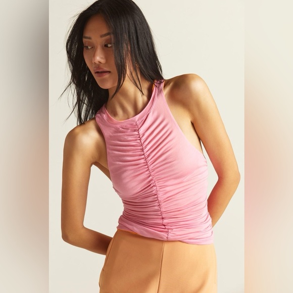 NWOT - Pilcro by Anthropologie Ruched Reversible Tank - Size M - Picture 5 of 5